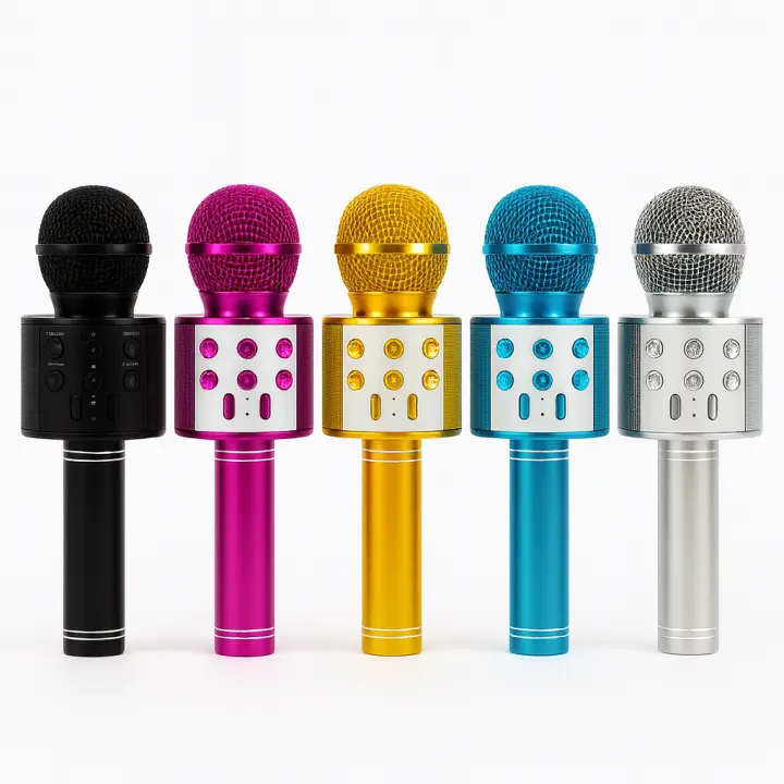 Micrófono Karaoke Bluetooth Con Altavoz