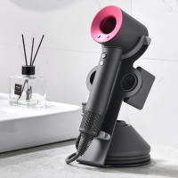 Organizador De Baño Portátil Con Soporte Magnético Super Potente Para Secador De Pelo Compatible Con Dyson Estante De Almacenamiento Metálico Sin Perforar - details 2