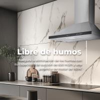 Campana Extractora EVVO CE21 Pyramid, 60 cm, Inox, 650 m³/h, 3 Velocidades, Energía A - details 0