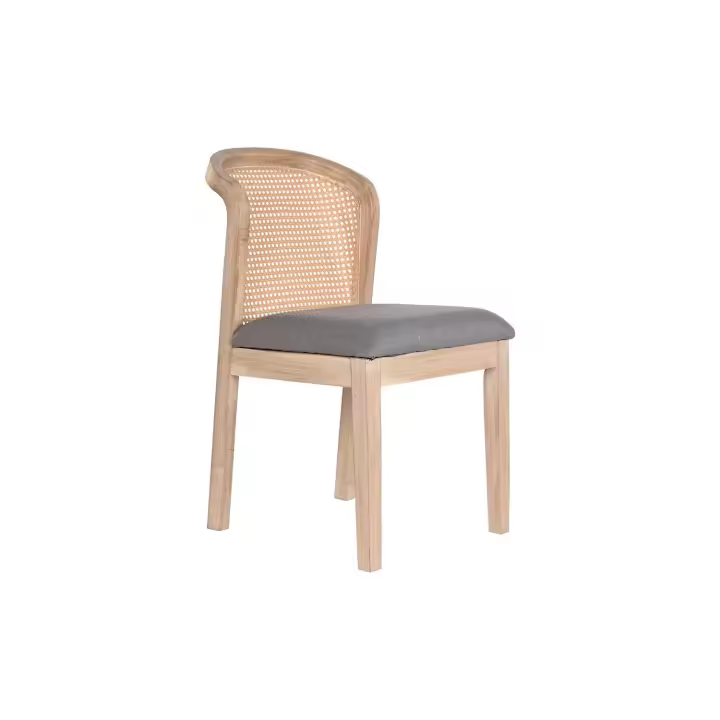 SILLA ABETO POLIESTER 46X61X86 GRIS OSCURO FIJALO MB203404 - 1