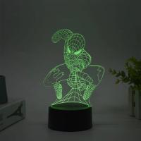 Lámpara De Noche LED Control Remoto Táctil Spiderman VS Venom 7/16 Colores Regalo Para Niños Decoración De Mesa Juguete - details 7