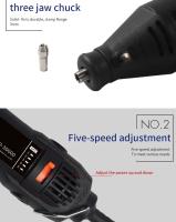 JANGKLIFE Mini Taladro Eléctrico Herramientas De Poder Kit De Herramientas Rotativas 110V 220V Para Joyería Madera Metal Gemas DIY 3000 4000 RPM - details 5