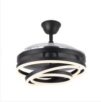 FABRILAMP PREMIUM  Ventilador 72w Dc Kai Negro 3 Aspas Transp. 6Vel. 3 Colores 43/58x50/107 C/remoto,memoria Y temp. 6120lm. Incluye mando a distancia y dos tijas de 10 y 25 centímetro Productos originales calidad de confianza - details 0