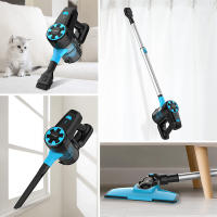 YISORA N3 Aspiradora Inalámbrica, succión potente de 17 kPa, cubo de polvo de 0.7L, 40 minutos de tiempo de funcionamiento, capacidad de 2200mAh, nivel de ruido de 70dB, azul claro - details 4