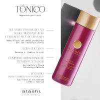 Atashi Antioxidante - Tónico Regenerante Purificante | Revitaliza, Reequilibra, Energiza Piel, Tonifica Y Afina. Con Ácido Glicólico, Vitaminas C Y E Y Coq10 | Apto Piel Sensible 250ml - details 5