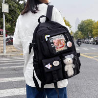Mochila Kawaii para Mujeres Impermeable de Nylon con Asa Arcuada y Various Bolsillos Mochila Escolar para Estudiantes Chica Laptop Book Pack - details 43