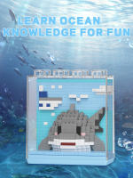 Puzzle De Bloques De Partículas Micro De Criaturas Marinas Serie Muñeca Cartoon Regalos De Cumpleaños Para Niños Y Niñas - details 4
