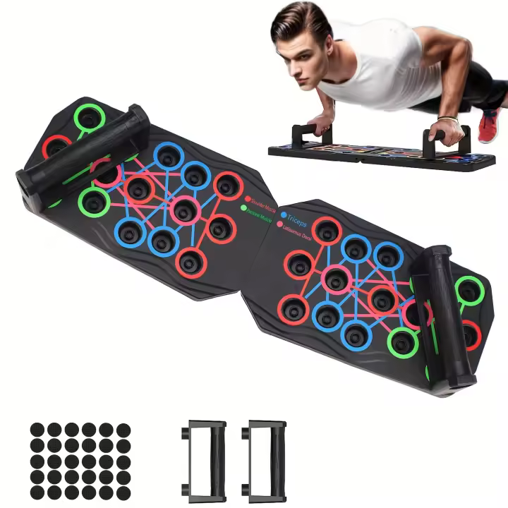 1PC Tabla de dispositivos plegable para Ejercicios de pecho en casa equipo de entrenamiento de fuerza - 1
