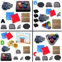 Juego Coreano Gonggi De Piedras De Piedra Juego Tradicional Coreano Set De Piedras De Piedra Para Entrenamiento De Coordinación Ocular-Manual - details 10