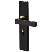 Cerradura De Seguridad Para Puerta De Metal Antirrobo Con Llaves Cerradura De Manija Para Entrada Dormitorio Baño Material De Hierro Tamaño 230*140*60mm Peso 780g - details 4