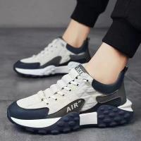 Nuevos Zapatos Deportivos Casuales Para Hombre 2024 Primavera/Otoño Cómodos Antideslizantes De Alta Calidad Para Exterior Zapatillas Moda Con Suela Mediana Talla True Mesh Algodón - details 2