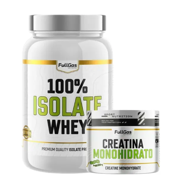 FULLGAS 100% ISOLATE Whey - 1.8Kg (REGALO CREATINA) Aislado de proteína de suero con materia prima Lacprodan® SP-9225 (Arla Foods). Alto contenido en proteínas, fácil disolución, sin azúcares añadidos, bajo en grasa, sin gluten y sin amino spiking - 1