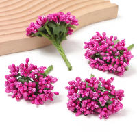 1/3/5Pcs Estambres De Flores Artificiales 8CM Para Decoración De Casamiento Fiesta Hogar Regalo De Navidad Accesorios De Ornamento - details 7