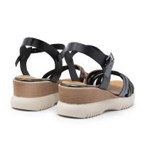PORRONET 3156-109 Sandalias plataforma mujer 35861 25V SANDALIA TIRAS PLATAFORMA NEGRO PLOMO - details 1