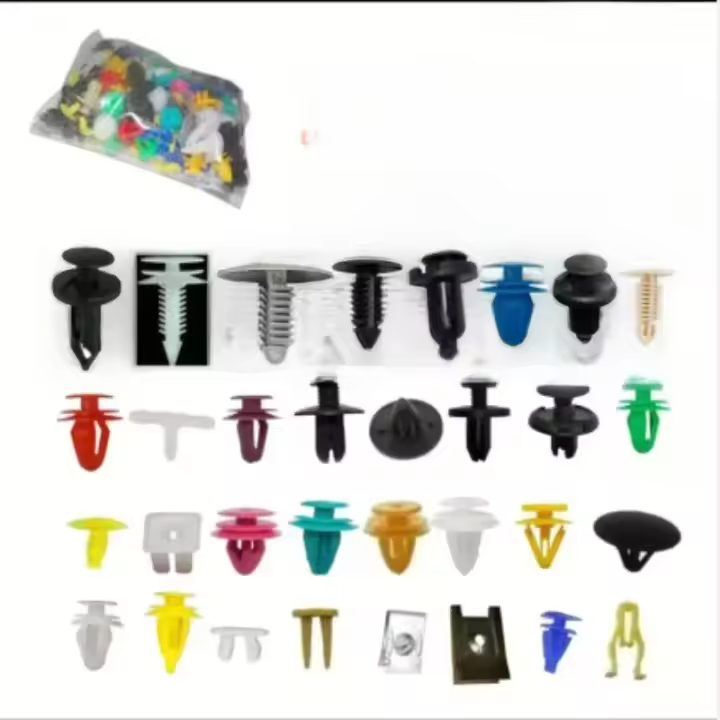 Universal Hybrid Automóvil Parachoques Motor Expansión Tornillo Puerta Trim Panel Snap 200/500pcs Plástico Material - 1