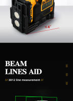 Nivel De Láser DEWALT DW089LG Con 12 Líneas 3 X 360° Luz Verde Batería 12V Li-Ion Uso Exterior Vertical Y Horizontal - details 5