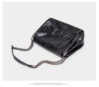Bolso De Hombro Para Mujer Estilo Rock Negro Nueva Moda Bolso De Mano Con Cadena Monedero Cruzado Single Para Diario - details 22