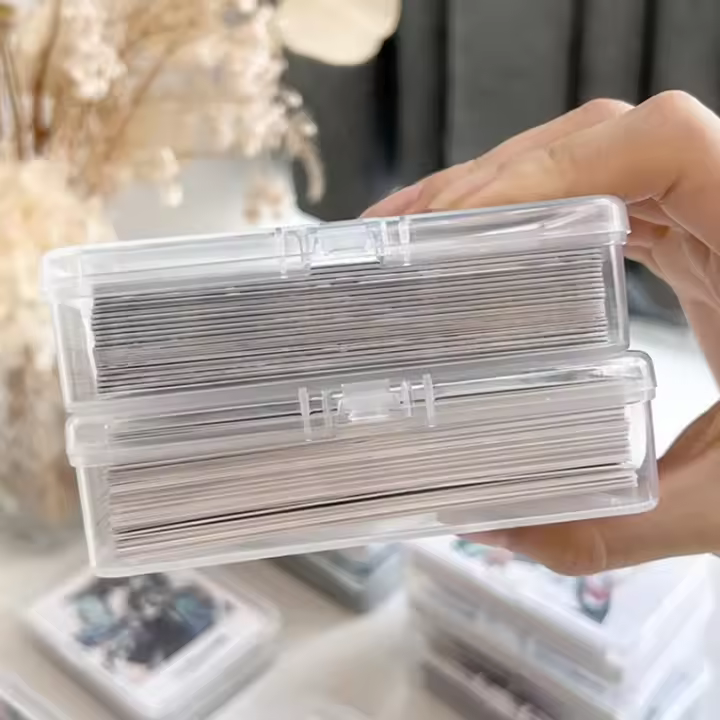 Nueva Caja De Almacenamiento Transparente De Plástico Para Cartas De Juego Organizador De Tarjetas De Poker Caja De Cartas De Mesa PP Contenedor De Juego - 1