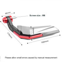 Protector De Mano Para Motocicleta Universal En 7 Colores Resistente Al Viento Aluminio Equipamiento De Protección Motocross - details 2