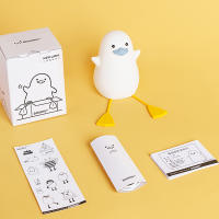Lámpara Nocturna De LED Squishy Duck Recargable Por USB Para Decoración De Dormitorio Y Jardín De Bebés Y Niños Luz Dimmer De Pato Seagull - details 11
