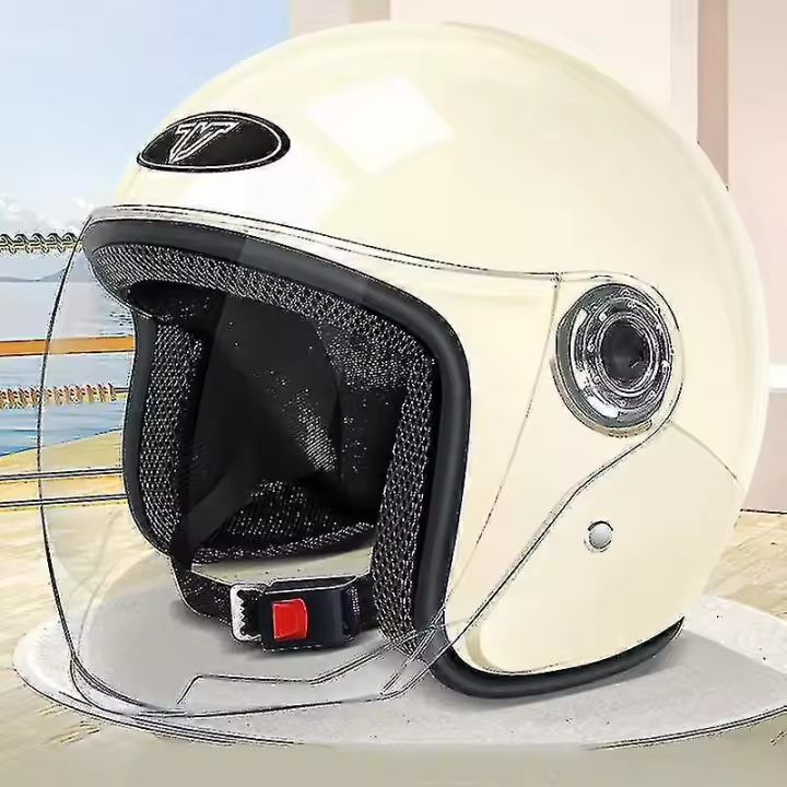 Adultos vehículo eléctrico casco scooter SAF sombrero bicicleta motocicleta Tapa Protectora - 1