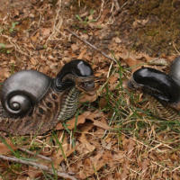 Estatua De Snail Aliens Figura De Resina Adorno De Modelo Regalo De Cumpleaños Figura De Héroe De Juego De Mesa Decoración De Jardín - details 4