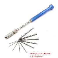 Juego De Brocas De Torcer Manual Azul Extendido 0.5-3mm Plástico Ambar Para Perforación De Circuitos Electrónicos Herramienta De Perforación De Madera - details 7