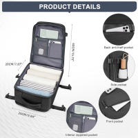 Mochila Grande Para Viaje Para Hombres Aprobada Por Ryanair 40x20x25 Bolsa De Equipaje Para Mujeres Impermeable Con Compartment Para Portátil Bolsa De Trabajo Ejecutiva - details 2