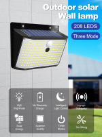 Lámpara Solar Exterior 158 LED Con Sensor De Movimiento Impermeable 3 Modos Luz De Pared Para Jardín Alambrado Patio Garaje - details 13