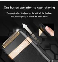 Afeitadora Eléctrica Hiena HI-301 Para Hombres Recargable Afeitadora De Barba Con Hojas Reciprocantes Para Afeitado Smooth Viaje Amigable - details 14