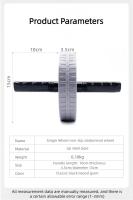 1Pcs Abdominal Wheel Resistente Al Desgaste No Esmerilado Equipo De Ejercicio Muscular Para Entrenamiento De Fitness En Casa Silencioso - details 4