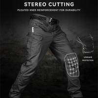 Pantalones Tácticos Para Hombre Con Múltiples Bolsillos Pantalones Militares De Trabajo Y Senderismo Casual Resistentes Al Desgaste Tallas Grandes Hasta 6XL - details 0