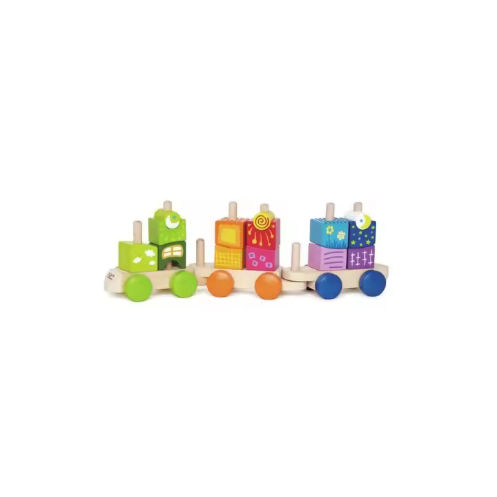 Tren Bloques Fantasía de Madera - Hape E0417 - 1