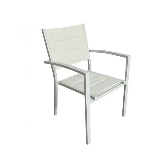 MOMMA HOME PACK SILLAS JARDÍN BLANCAS FORMENTERA CON REPOSABRAZOS MommaHome Raíz Inicio Sillas de Jardín Muebles de Jardín - 1