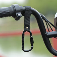 Gancho Para Manillar De Bicicleta Y Scooter Eléctrico Gancho Anterior De Aluminio Negro Clip Sin Perforación Para Manillar De Motocicleta - details 5