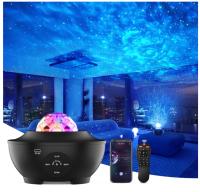 Proyector de luz nocturna para niños, proyector de luz nocturna estrellada para niños, con Bluetooth, altavoz de música, temporizador, regalo para decoración - details 1