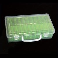 Caja De Almacenamiento Multicolor Y Transparente De Plástico Con 20 Compartimentos Para Herramientas Y Suministros DIY - details 5