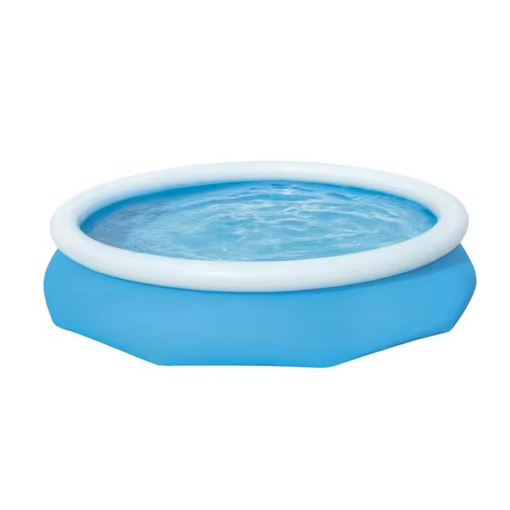 Piscina Jardín inflable Redonda de 2100 litros - Medida de 244x66 cm - Ideal para jardines y niños, con kit de reparación - 1