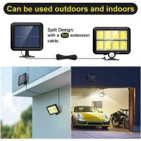 Lámpara Solar Exterior 160LED Con Iluminación De Pared Dividida Impermeable Para Decoración De Jardín Seguridad De Calle Emergencia Moderna ABS Solar - details 8