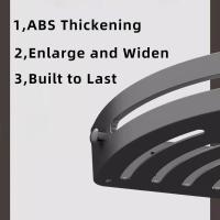 Estante De Pared Para Baño Y Ducha Negro Triangular Sin Perforar Soporte De Almacenamiento Para Detergentes Y Artículos De Higiene Personal - details 3