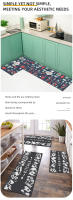 Alfombra De Cocina Y Dormitorio Suave Absorbente De Aceite Y Agua Alfombrilla Antideslizante Para Baño Y Porche Alfombrilla De Entrada - details 3