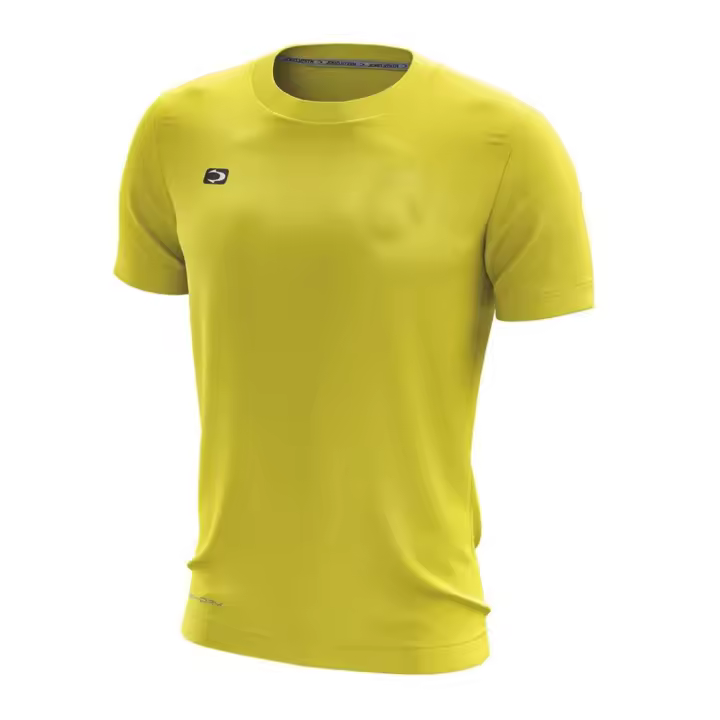 JOHN SMITH Camiseta Deporte Hombre Amarilla-  Todos los Deportes - Camiseta Económica - Resistente a Lavados - Equipaciones - Color Amarillo - 1