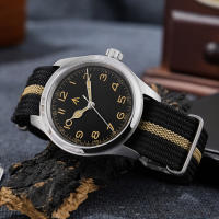 Reloj De Pulsera Militar ML08 Con Movimiento Quartz VH31 Cristal De Zafiro Doble Domada Luminiscencia Super C3 Verde 38mm Vintage - details 4
