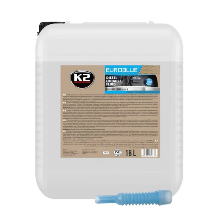 K2 Euroblue 18L - AdBlue para motores diésel, reducción catalítica selectiva SCR - EB18 - 1