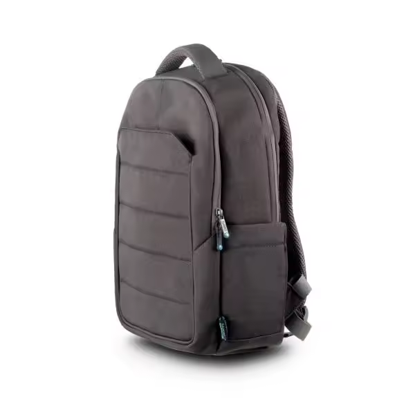 Urban factory greenee mochila para portatil 15.6” - ecologica - doble compartimento - color gris - 1