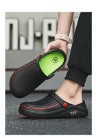 Sandalias Para Hombre Impermeables Antideslizantes Y Resistente Al Aceite Zapatos De Cocina Cómodos Clogs Para Jardín Adecuados Para Trabajar Al Aire Libre Pesca - details 16