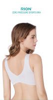 RION Top Deportivo Para Mujer Sujetador De Gimnasio Fitness Con Relleno Crop Top Sin Costuras Para Yoga Sujetador Sin Aros - details 4
