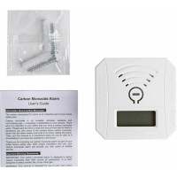 BIT Detectores de gas Detectores combinados de monóxido de carbono Detectores de monóxido de carbono alimentados por pilas con pantalla LED Flash Alarmas acústicas Modo de aviso acústico - Blanco - details 3