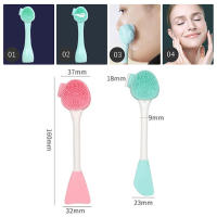 Cepillo De Limpieza Facial De Silicona 2 En 1 Instrumento De Limpieza Facial Eliminador De Masка De Arcilla Y Rascador De Maquillaje - details 9