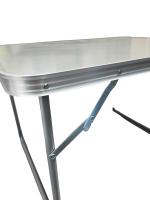 Eurojuguetes STARTELECTRIC MESA PLEGABLE DE CAMPING RESISTENTE CON ENCIMERA EFECTO MADERA GRIS 80X60X7CM - details 7